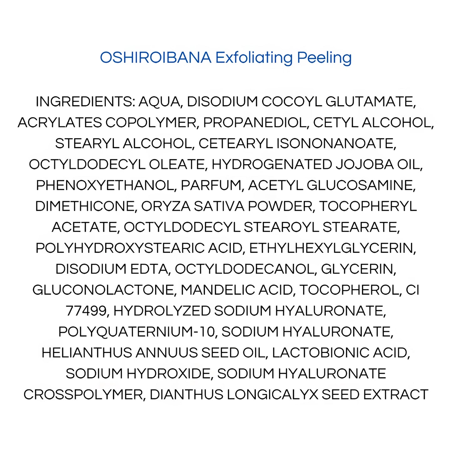Onshindo Osaka Oshiroibana face scrub (all skin types) 75ml-Wonder Skin