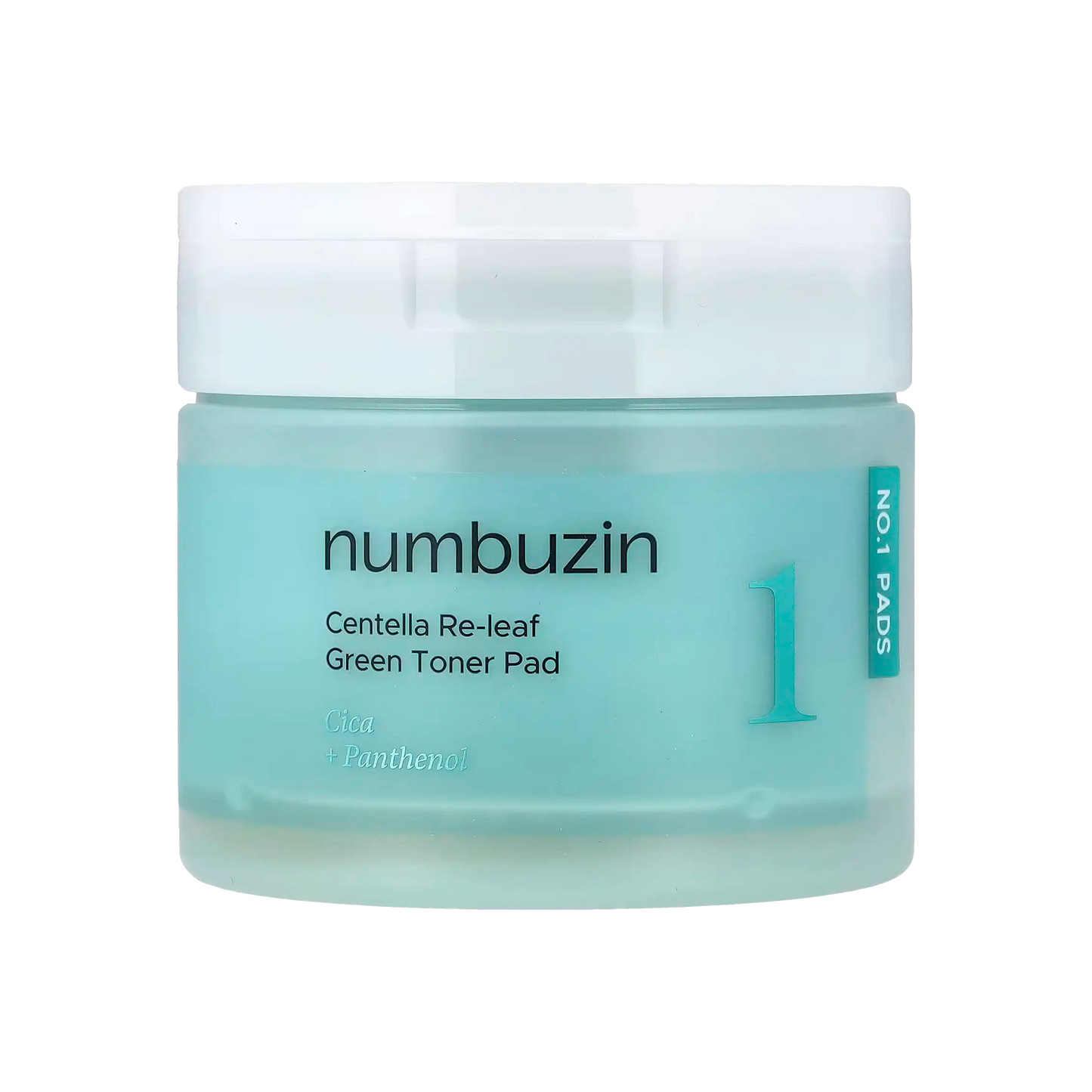 Numbuzin No.1 Centella Re-leaf Green Toner Pad 70pcs./190ml.-Wonder Skin