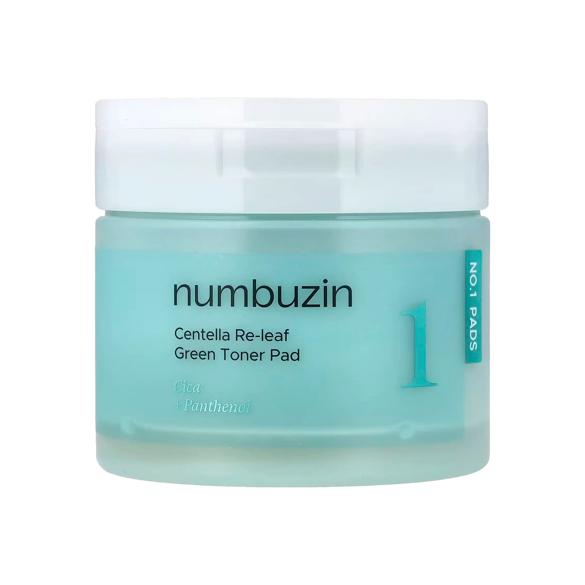 Numbuzin No.1 Centella Re-leaf Green Toner Pad 70pcs./190ml.-Wonder Skin