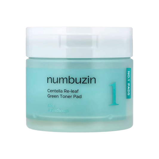 Numbuzin No.1 Centella Re-leaf Green Toner Pad 70pcs./190ml.-Wonder Skin