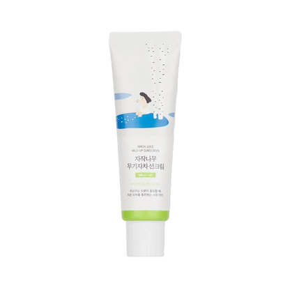 Round Lab Birch Juice Moisturizing Mild Up Sunscreen SPF50+ PA++++ 50ml-Wonder Skin