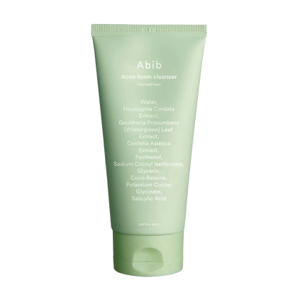Abib Acne Foam Cleanser Heartleaf Foam 150ml-Wonder Skin