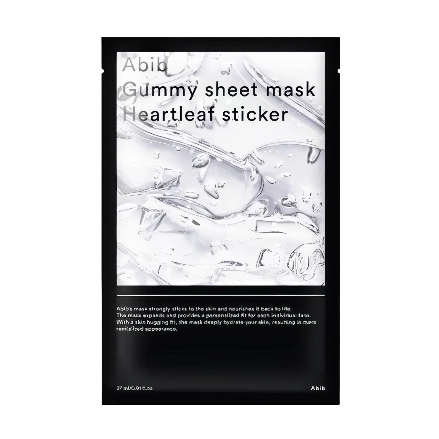 Abib Gummy Sheet Mask Heartleaf Sticker 27ml-Wonder Skin