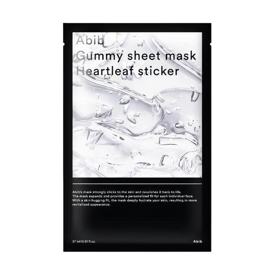 Abib Gummy Sheet Mask Heartleaf Sticker 27ml-Wonder Skin