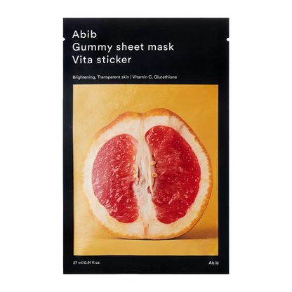 Abib Gummy Sheet Mask Vita Sticker 27ml-Wonder Skin