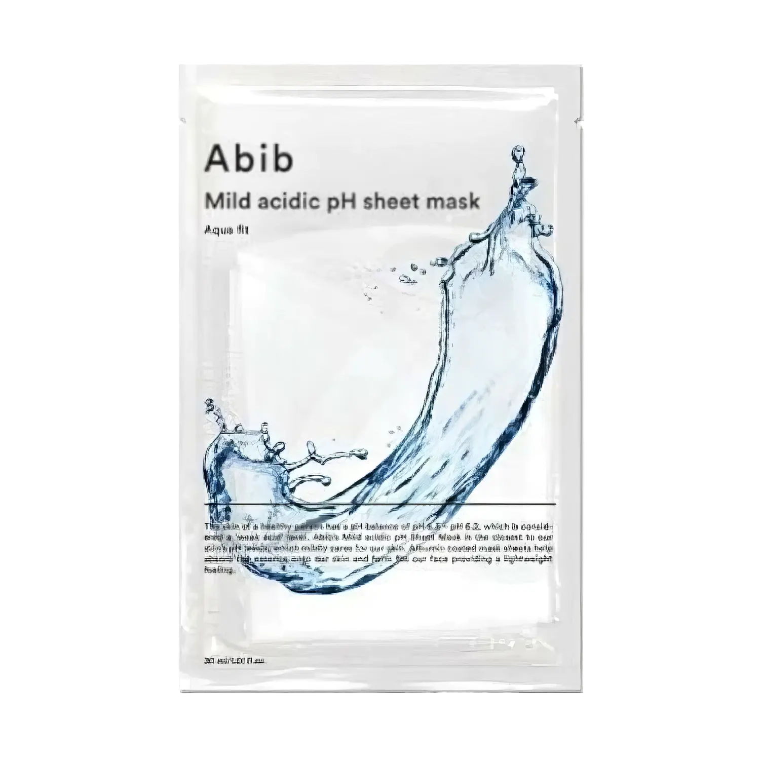 Abib Mild Acidic pH Sheet Mask Aqua Fit 30ml-Wonder Skin