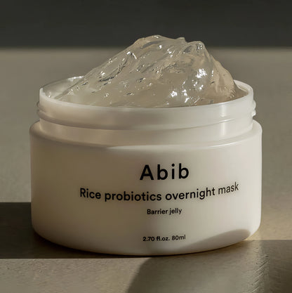 Abib Rice Probiotics Overnight Mask Barrier Jelly 80ml-Wonder Skin