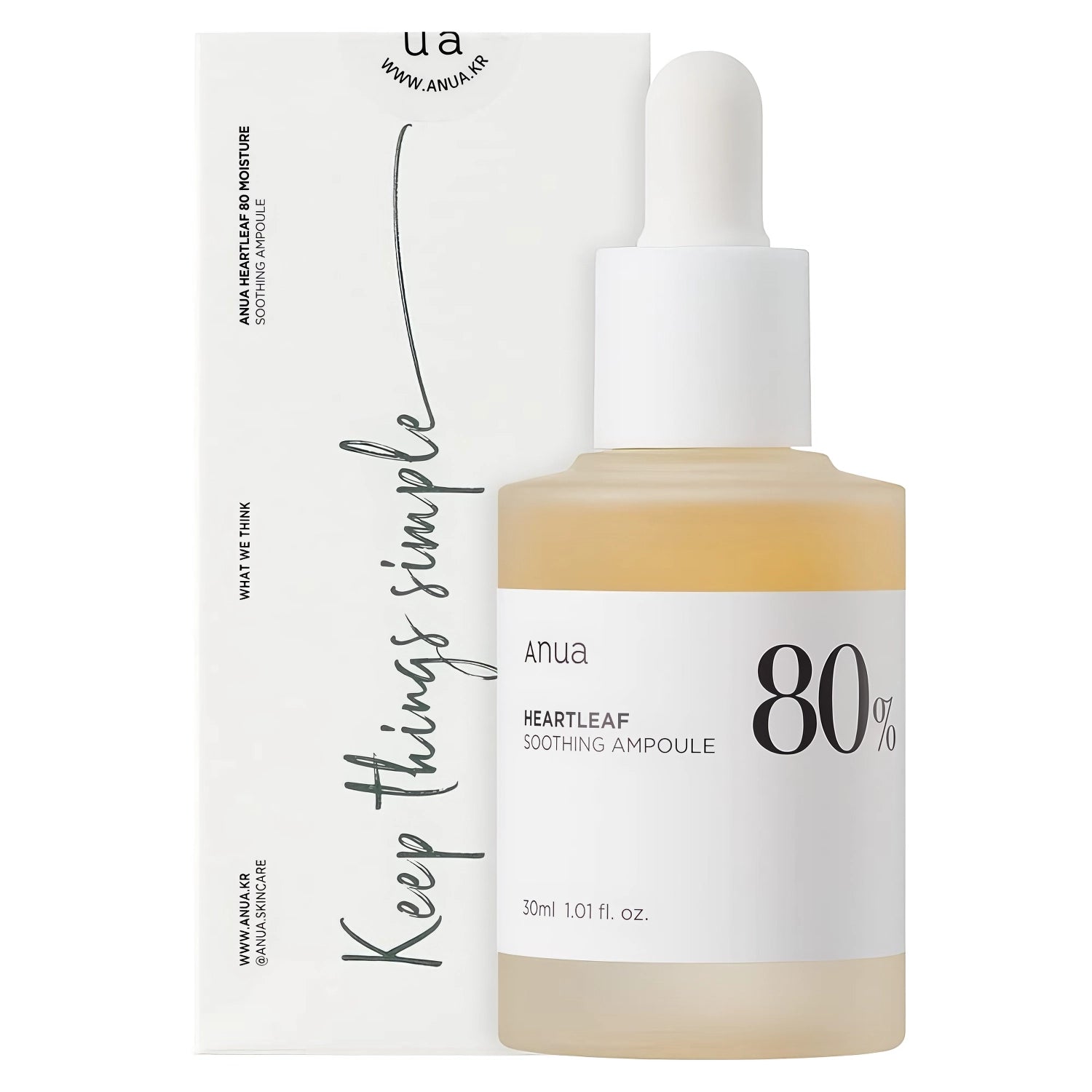 Anua Heartleaf 80% Soothing Ampoule 30ml-Wonder Skin