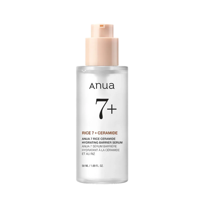 Anua Rice 7 Ceramide Hydrating Barrier Serum 50ml-Wonder Skin