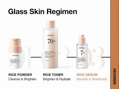Anua Rice 70 Glow Milky Toner 250ml-Wonder Skin