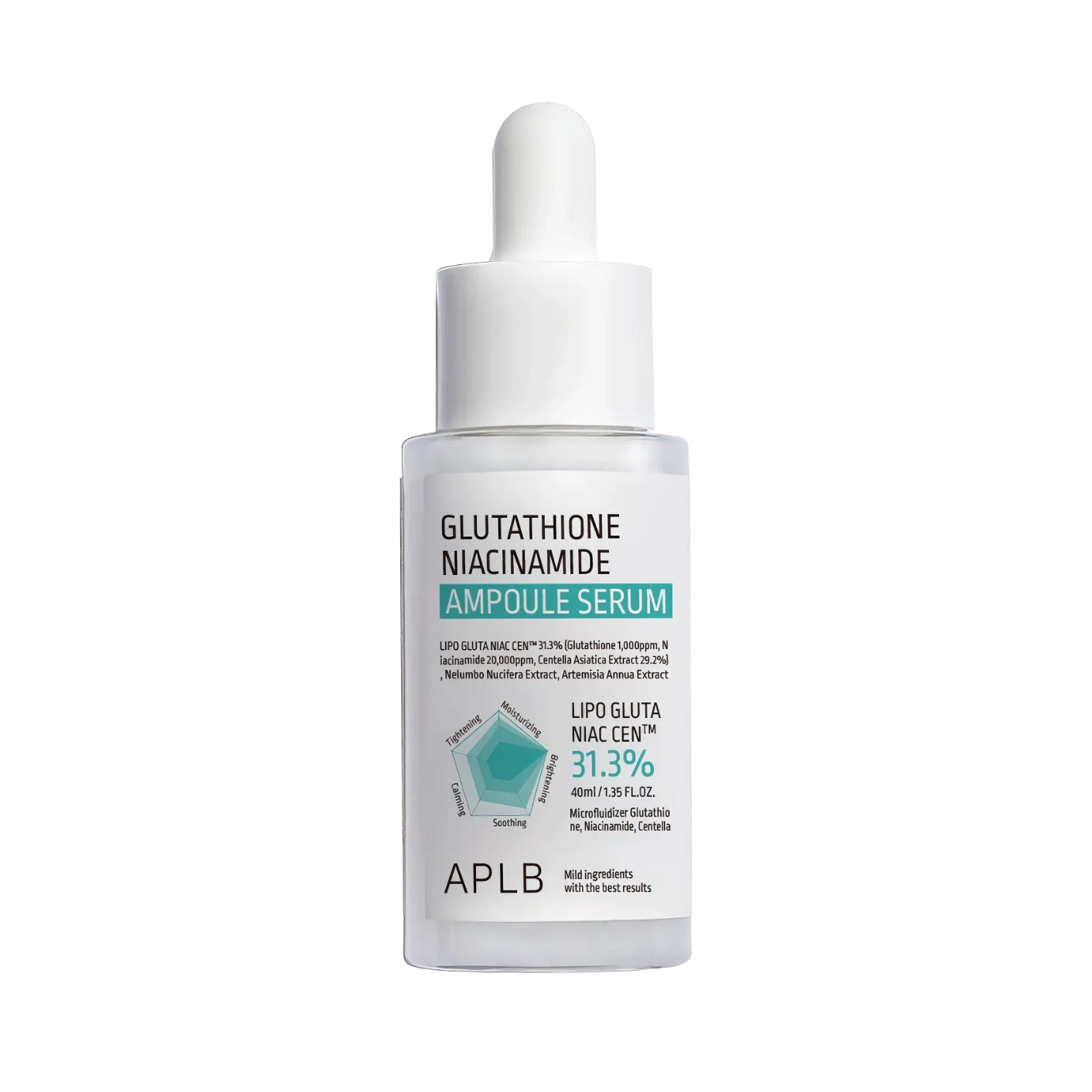 APLB Glutathione Niacinamide Ampoule Serum 40ml-Wonder Skin
