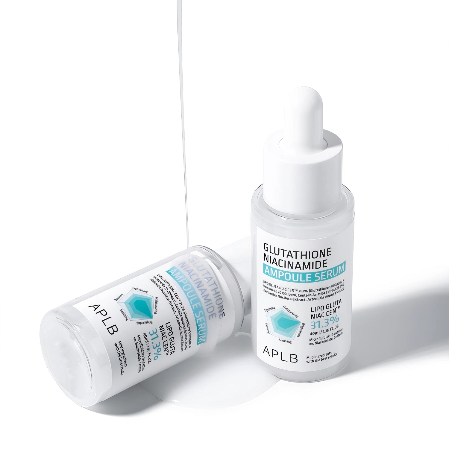 APLB Glutathione Niacinamide Ampoule Serum 40ml-Wonder Skin