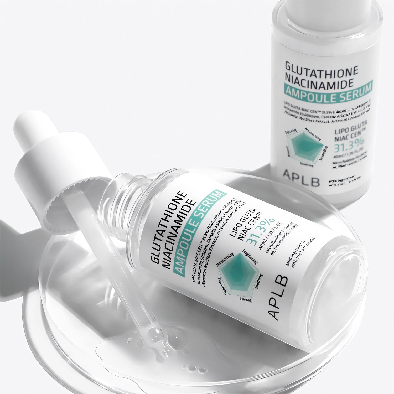 APLB Glutathione Niacinamide Ampoule Serum 40ml-Wonder Skin