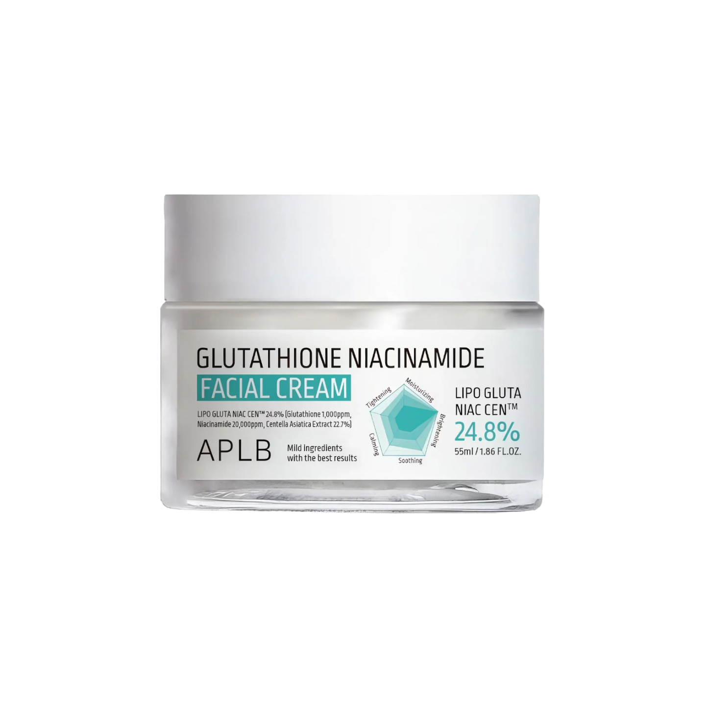 APLB Glutathione Niacinamide Facial Cream 55ml-Wonder Skin