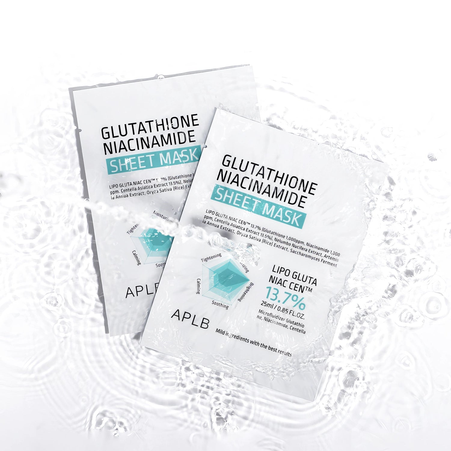 APLB Glutathione Niacinamide Sheet Mask 25ml-Wonder Skin