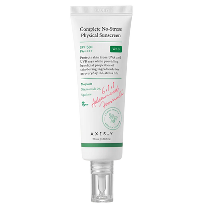 AXIS-Y Complete No- Stress Physical Sunscreen V.3 50ml-Wonder Skin