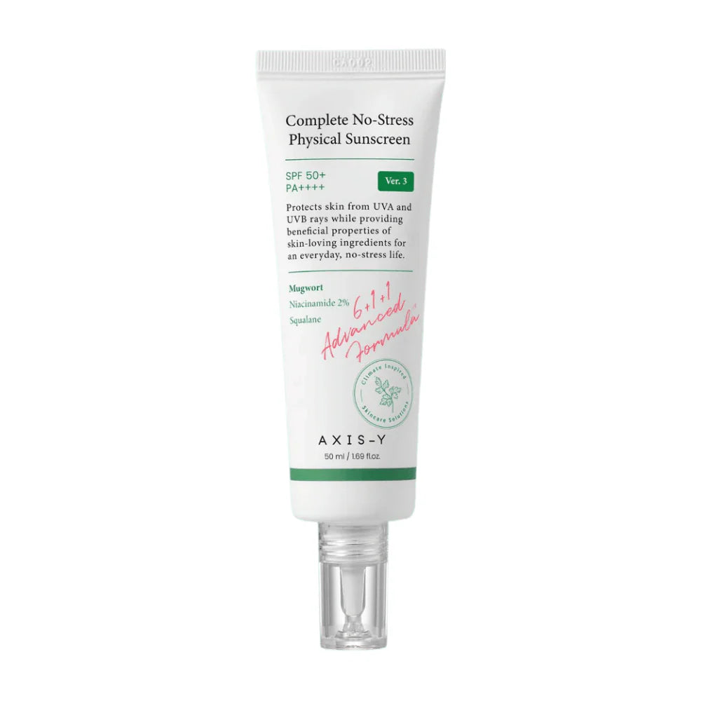 AXIS-Y Complete No- Stress Physical Sunscreen V.3 50ml-Wonder Skin
