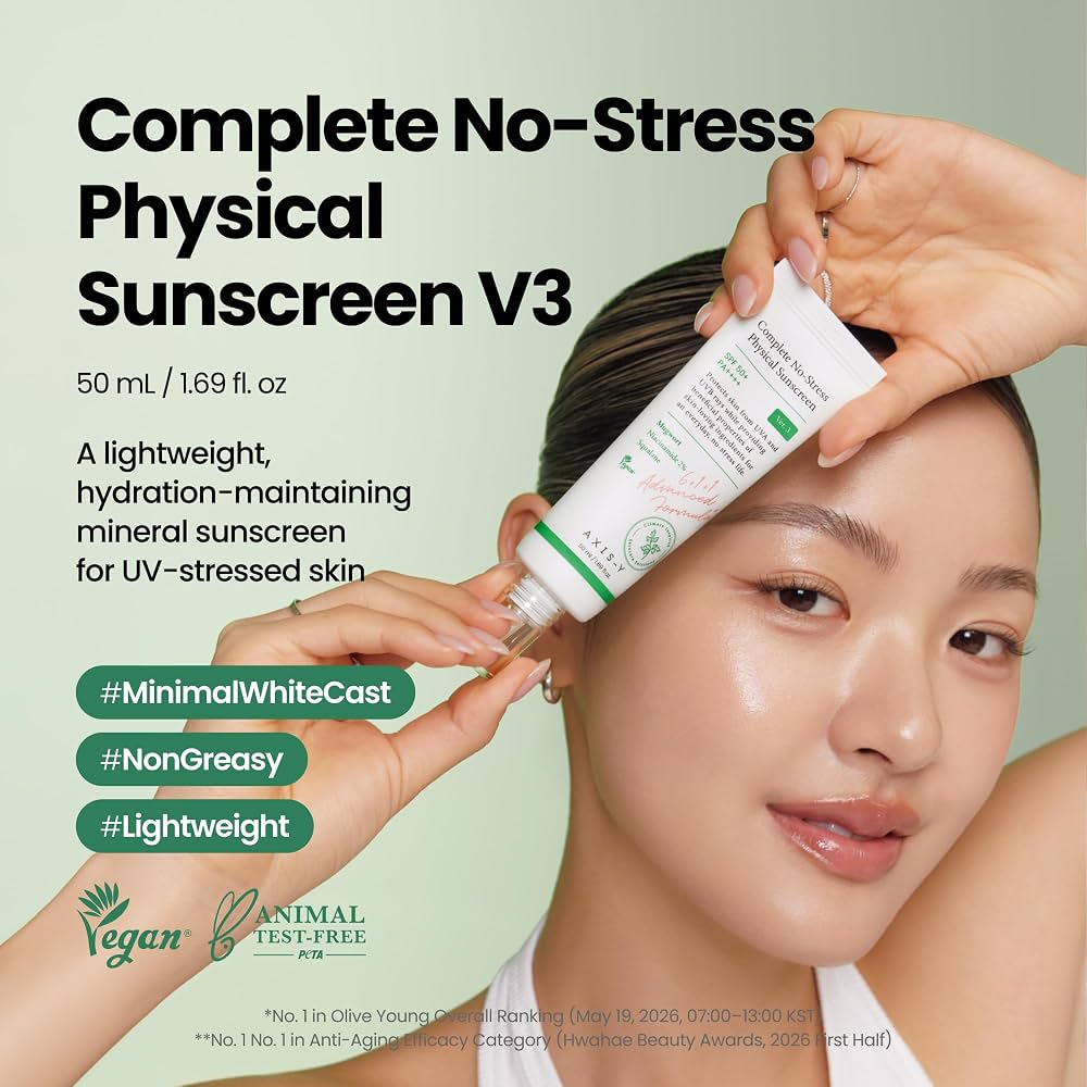 AXIS-Y Complete No- Stress Physical Sunscreen V.3 50ml-Wonder Skin