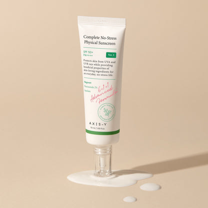 AXIS-Y Complete No- Stress Physical Sunscreen V.3 50ml-Wonder Skin