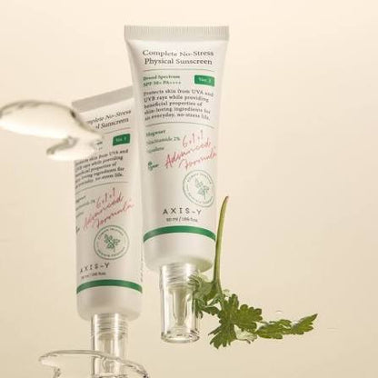 AXIS-Y Complete No- Stress Physical Sunscreen V.3 50ml-Wonder Skin