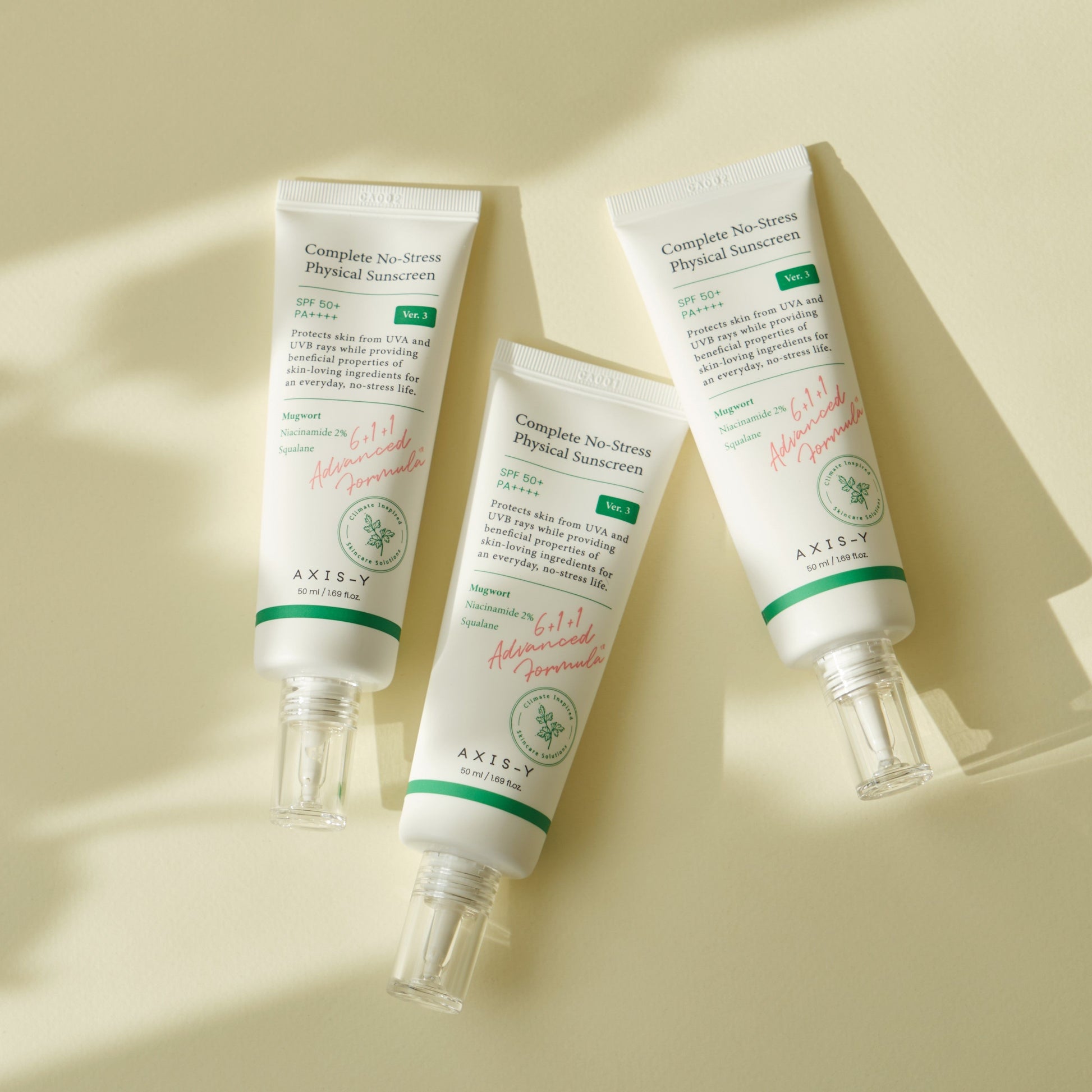 AXIS-Y Complete No- Stress Physical Sunscreen V.3 50ml-Wonder Skin