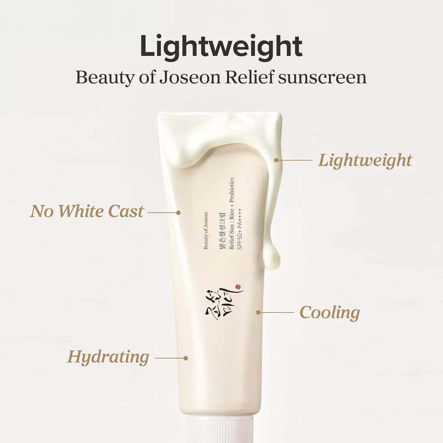 Beauty of Joseon Relief Sun : Rice + Probiotics SPF50+ PA++++ 50ml-Wonder Skin