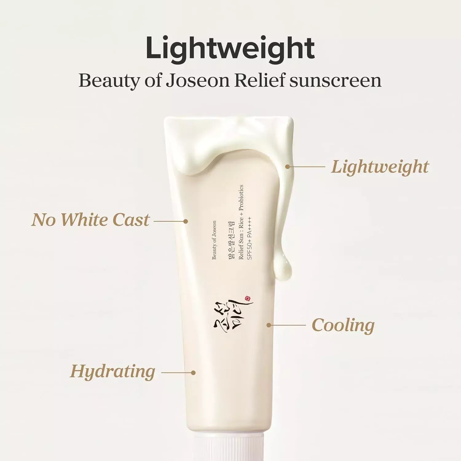 Beauty of Joseon Relief Sun : Rice + Probiotics SPF50+ PA++++ 50ml-Wonder Skin