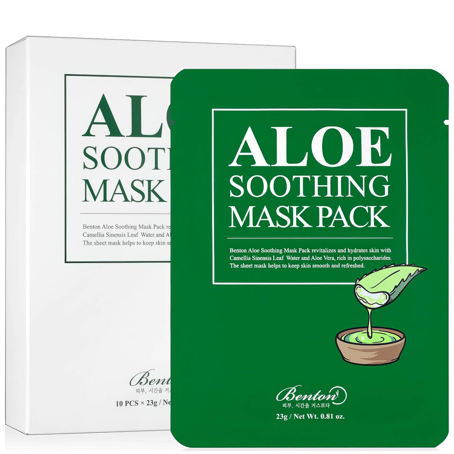 Benton Aloe Soothing Mask 23g-Wonder Skin