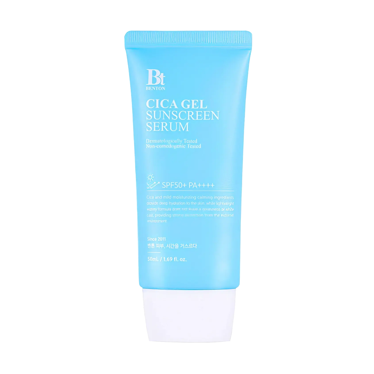 Benton Cica Gel Sunscreen Serum SPF50 PA++++ 50ml-Wonder Skin