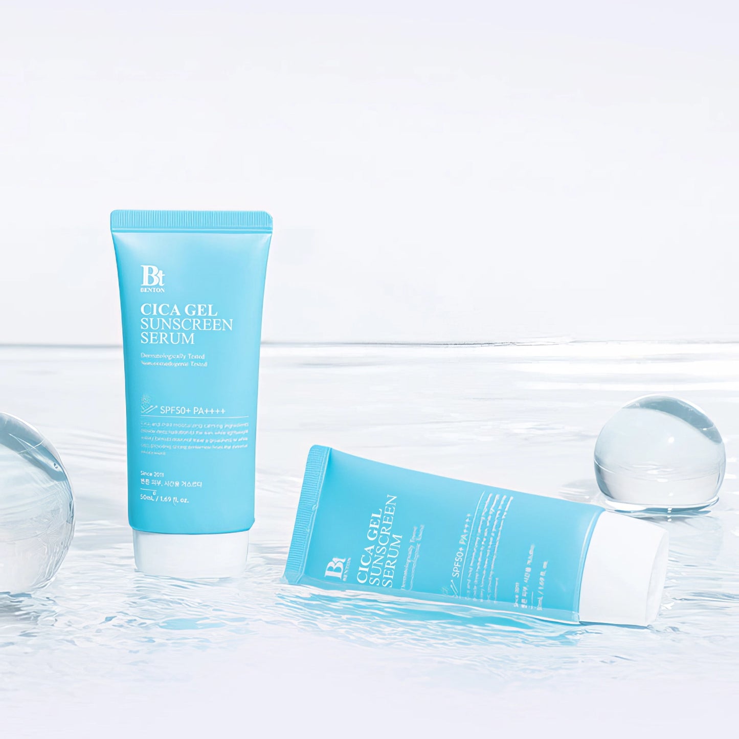 Benton Cica Gel Sunscreen Serum SPF50 PA++++ 50ml-Wonder Skin