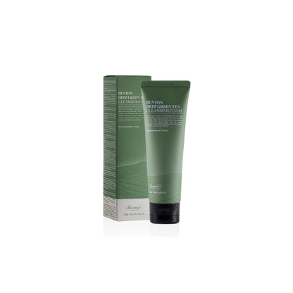 Benton Deep Green Tea Cleansing Foam 120g-Wonder Skin