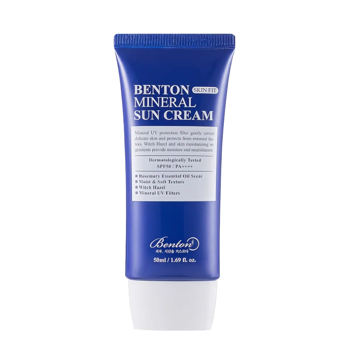 Benton Skin Fit Mineral Sun Cream SPF50+ PA++++ 50ml-Wonder Skin