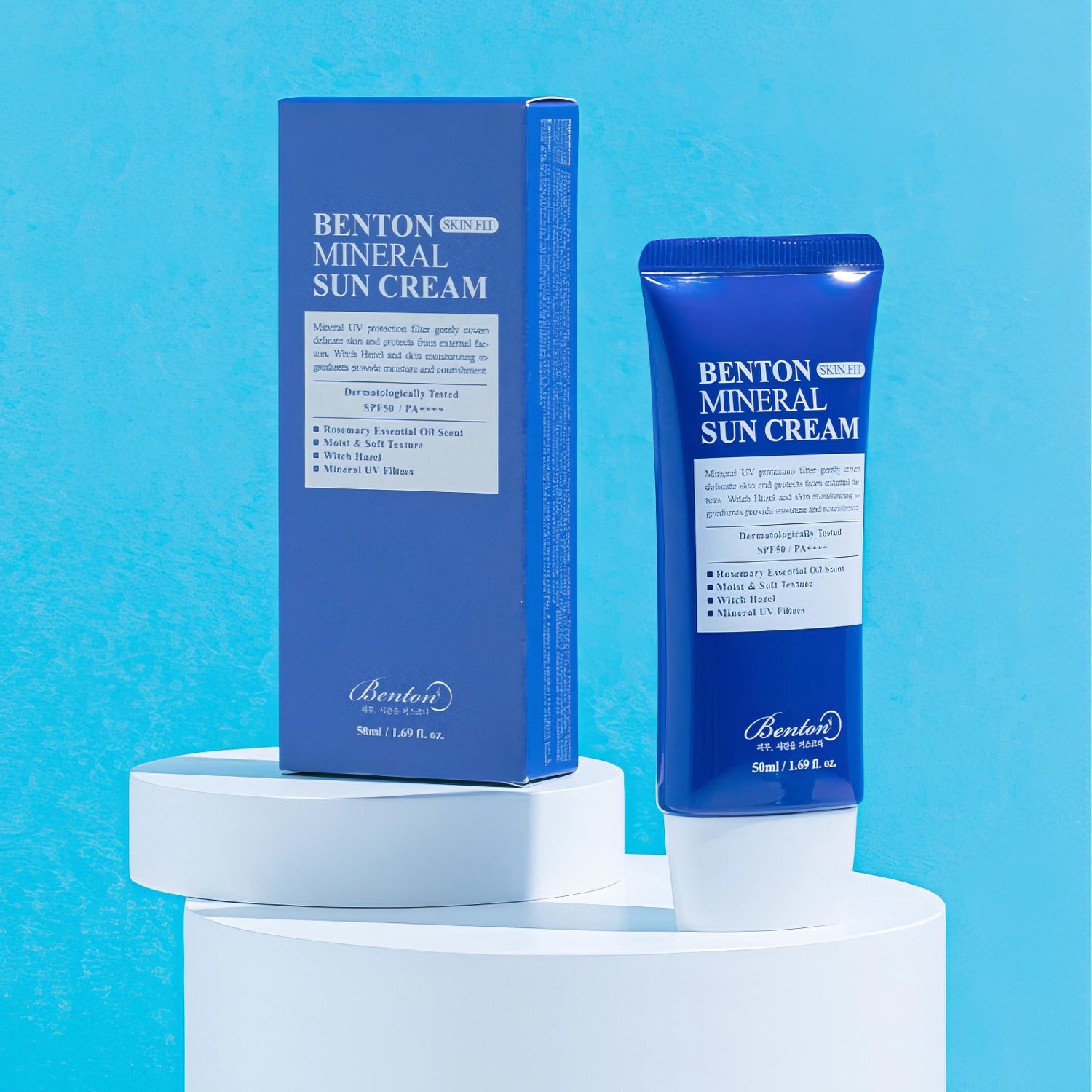 Benton Skin Fit Mineral Sun Cream SPF50+ PA++++ 50ml-Wonder Skin