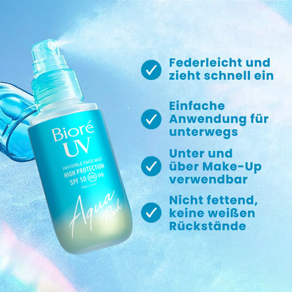 Biore Aqua Rich Aqua Mist SPF50 PA++++ 60ml-Wonder Skin