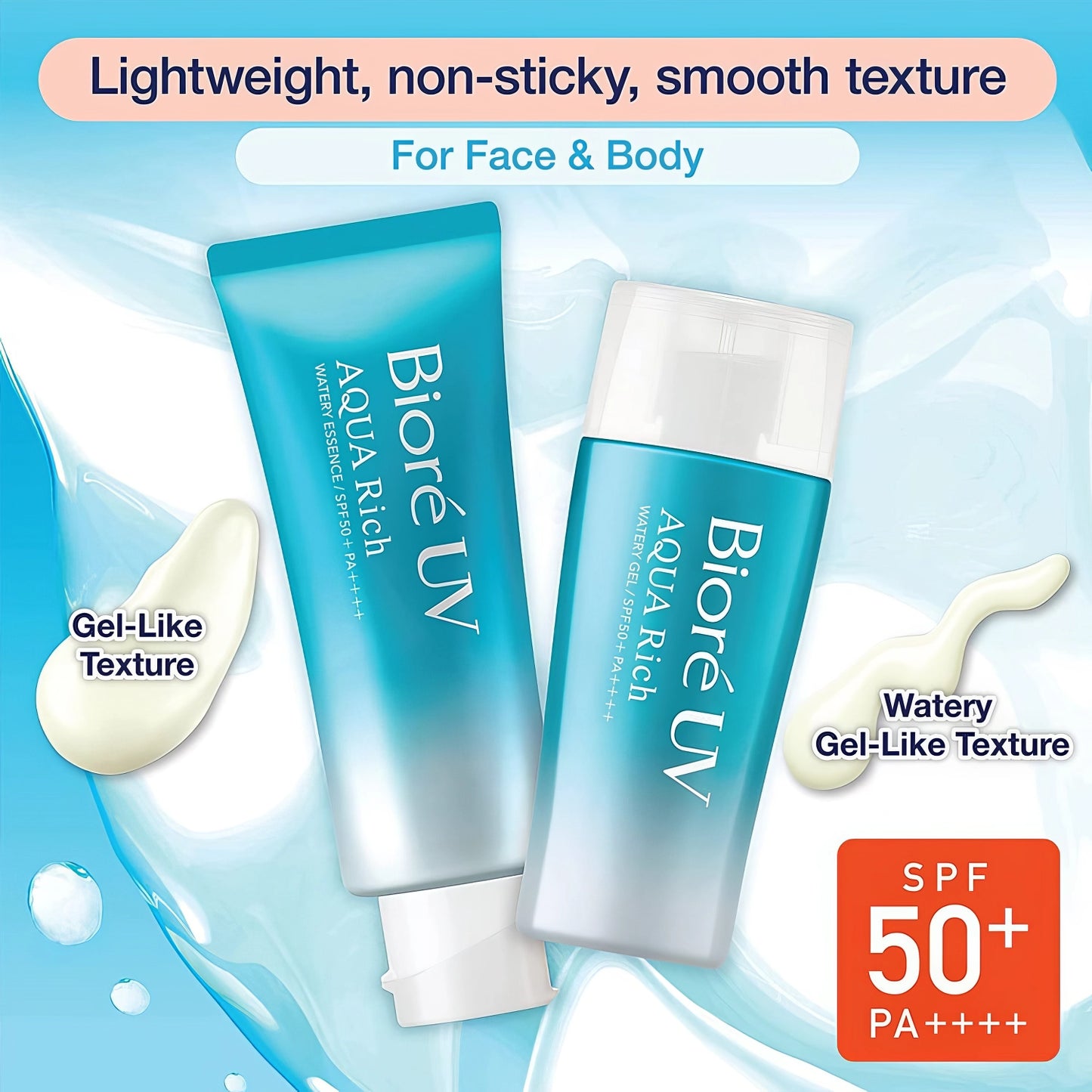 Biore UV Aqua rich watery Essence SPF50+ PA++++ 70g-Wonder Skin