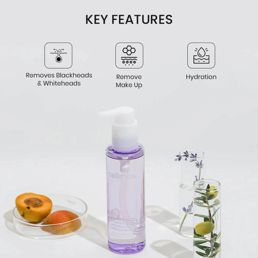 Celimax Derma Nature Fresh Blackhead Jojoba Cleansing Oil 150ml-Wonder Skin