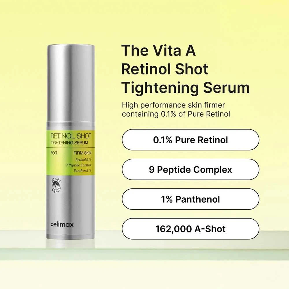 Celimax The Vita A Retinol Shot Tightening Serum 30 ml-Wonder Skin