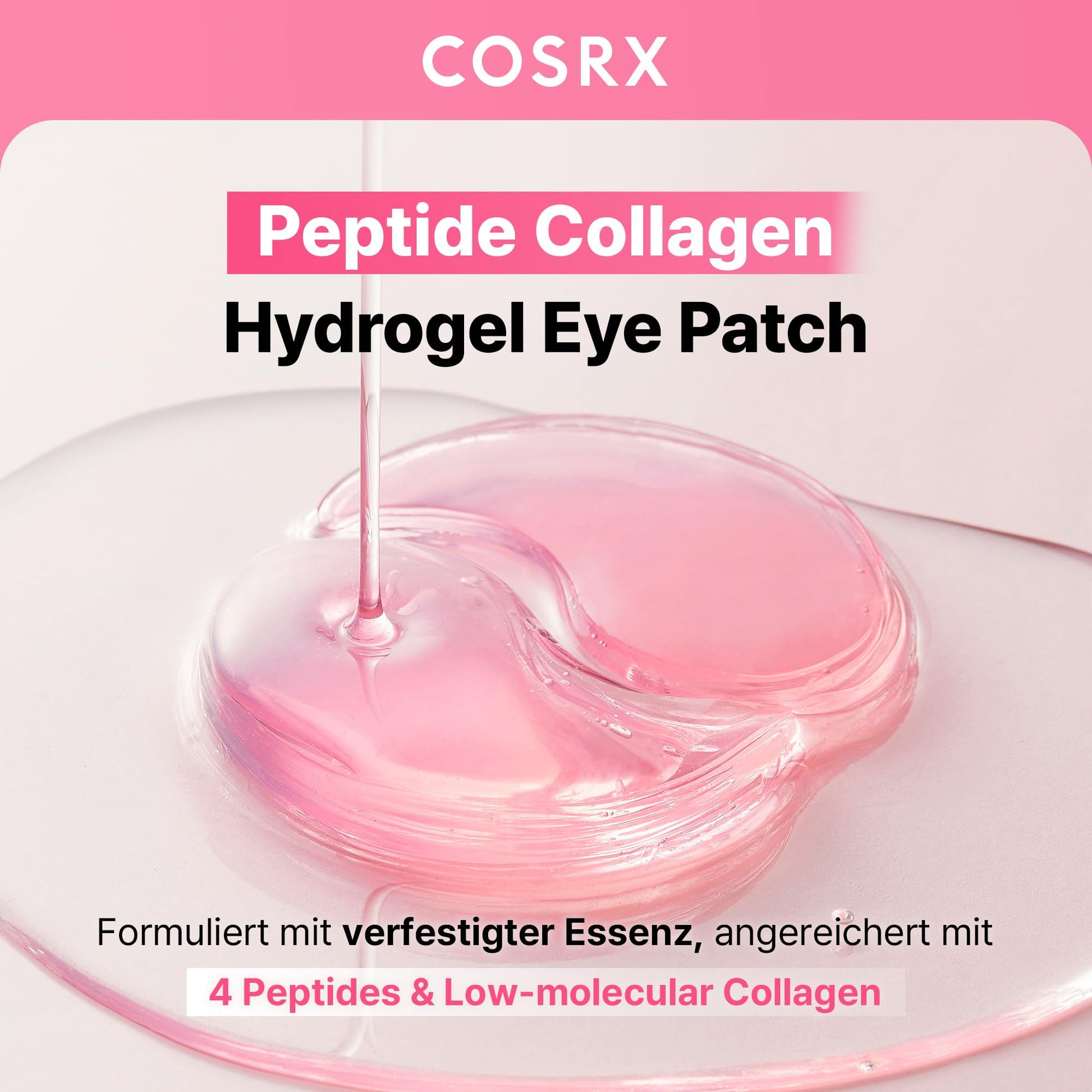 COSRX The Peptide Collagen Hydrogel Eye Patch 60 Patches-Wonder Skin