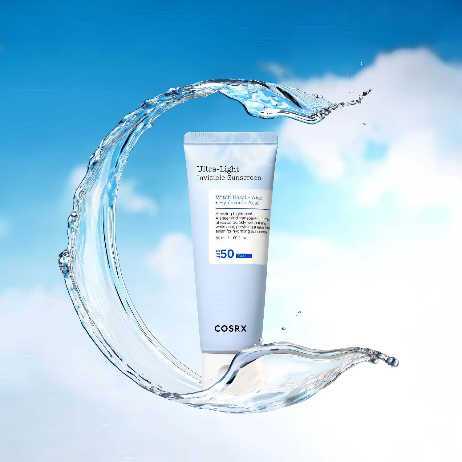 COSRX Ultra Light Invisible Sunscreen SPF50/PA++++ 50ml-Wonder Skin