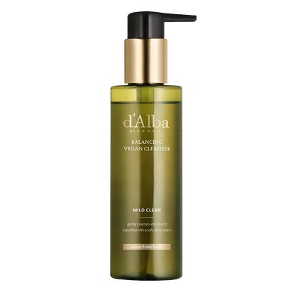 d'Alba Mild Skin Balancing Vegan Cleanser 200ml-Wonder Skin