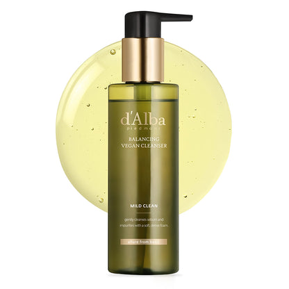 d'Alba Mild Skin Balancing Vegan Cleanser 200ml-Wonder Skin