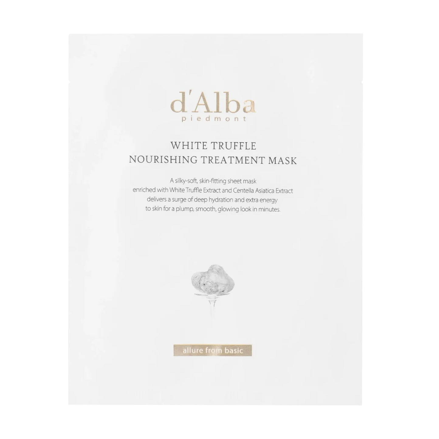 d'Alba White Truffle Nourishing Treatment Mask 1pc/25ml-Wonder Skin