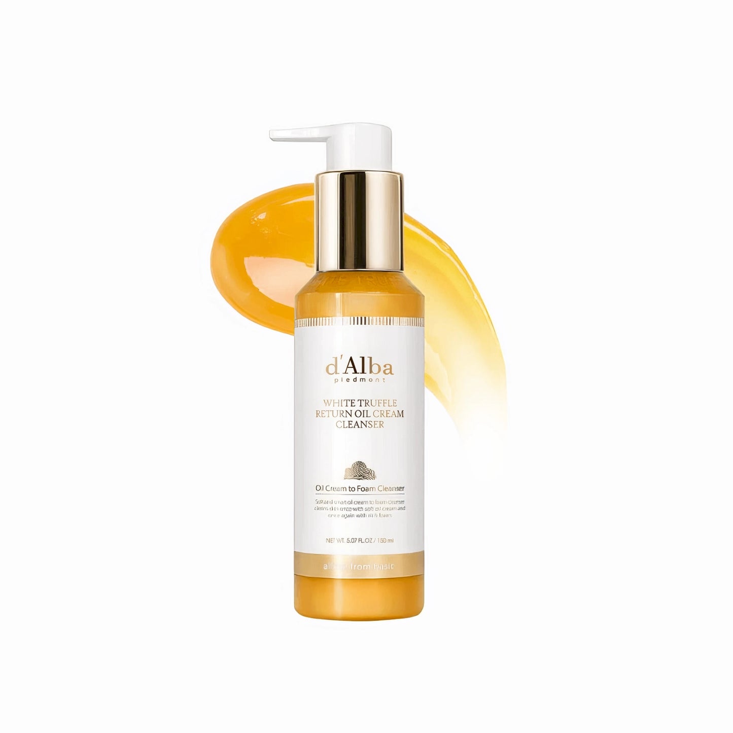 d'Alba White Truffle Return Oil Cream Cleanser 150ml-Wonder Skin