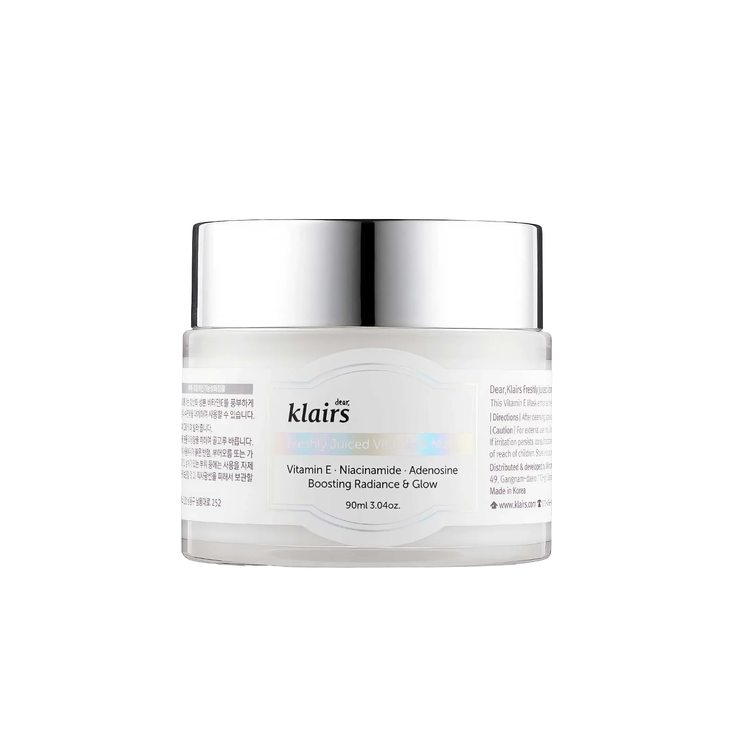 dear, Klairs Freshly Juiced Vitamin E Mask 90g-Wonder Skin