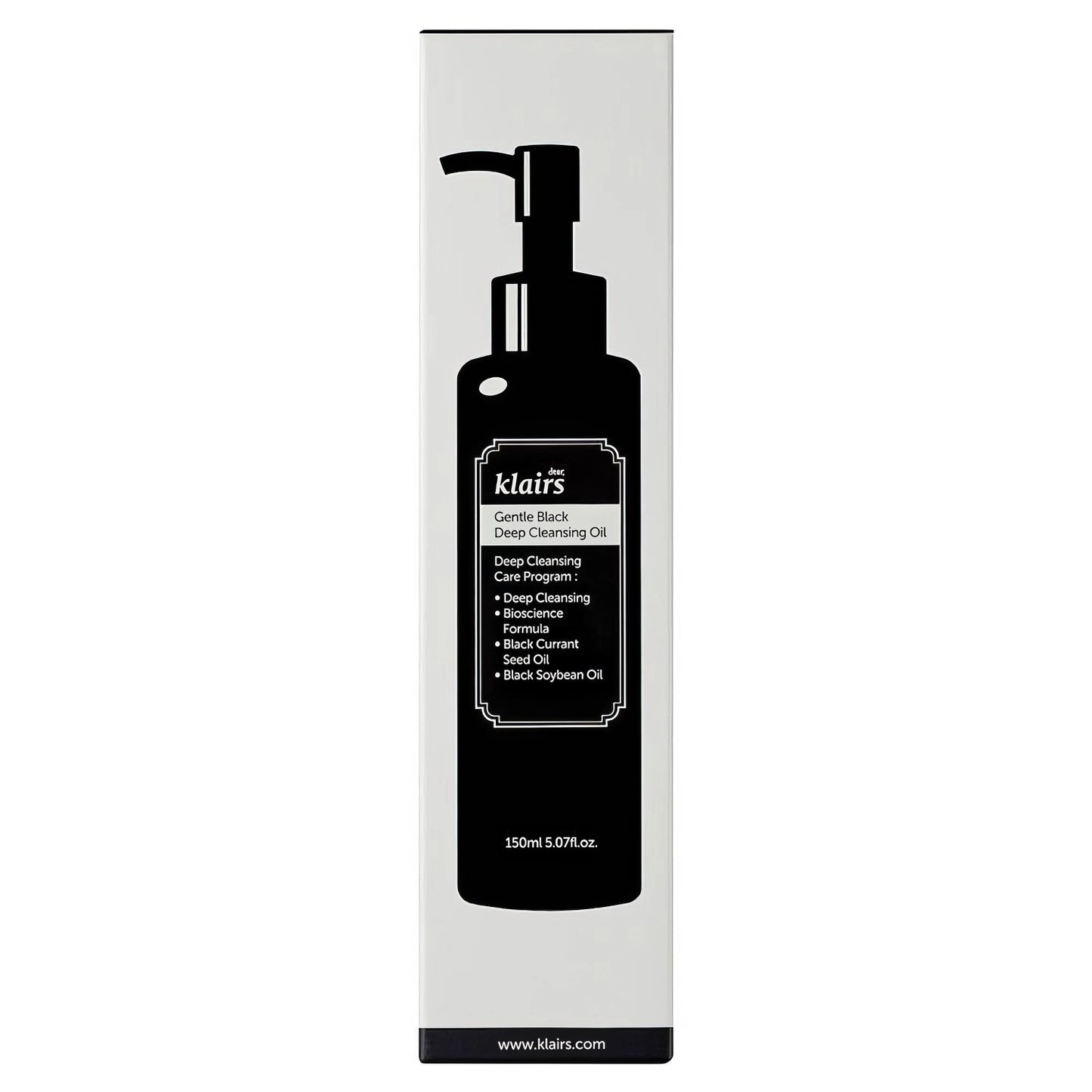 dear, Klairs Gentle Black Deep Cleansing Oil 150ml-Wonder Skin