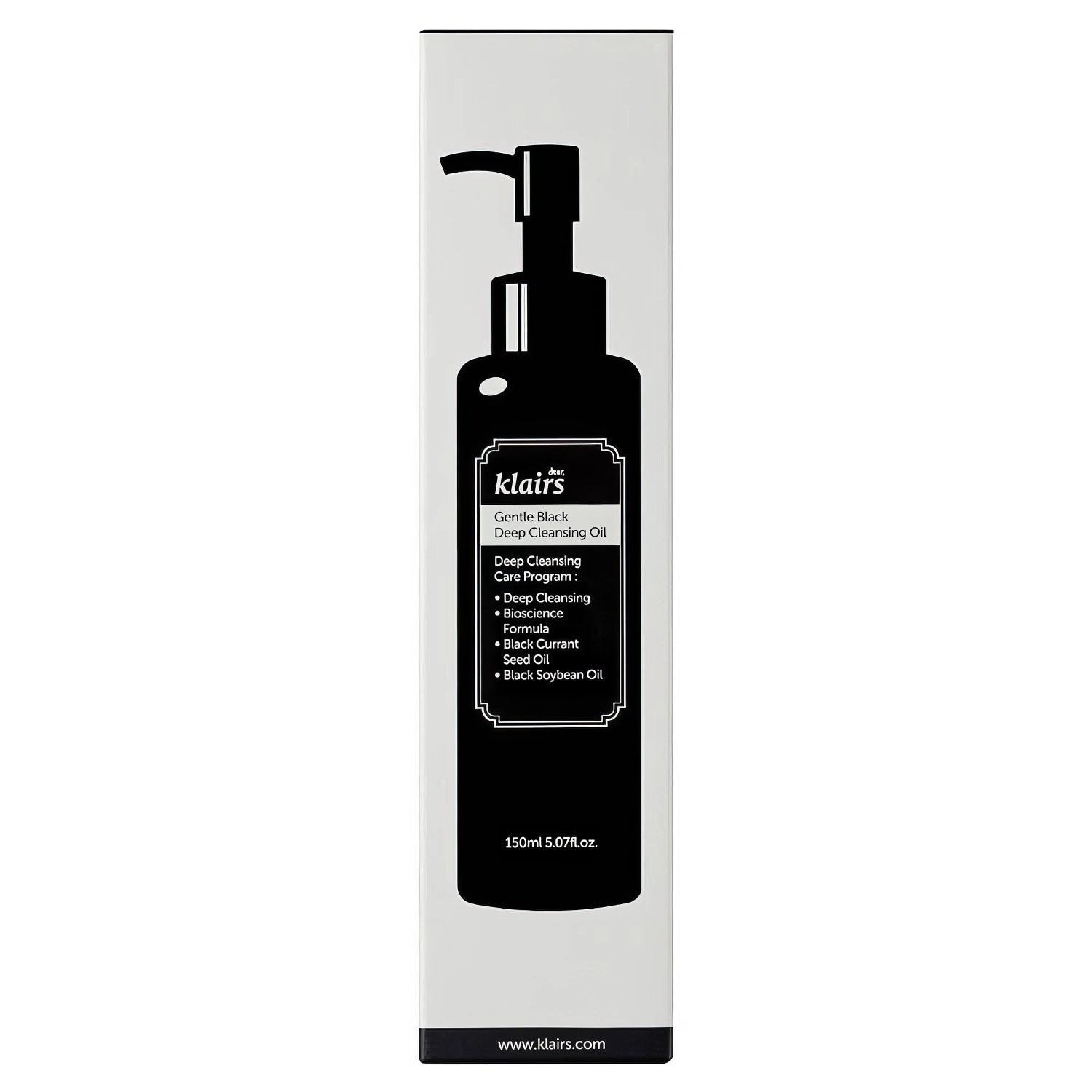dear, Klairs Gentle Black Deep Cleansing Oil 150ml-Wonder Skin