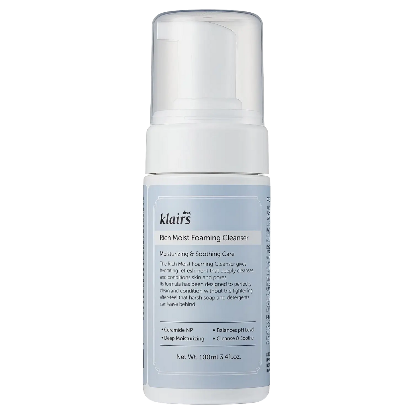 dear, Klairs Rich Moist Foaming Cleanser 100ml-Wonder Skin