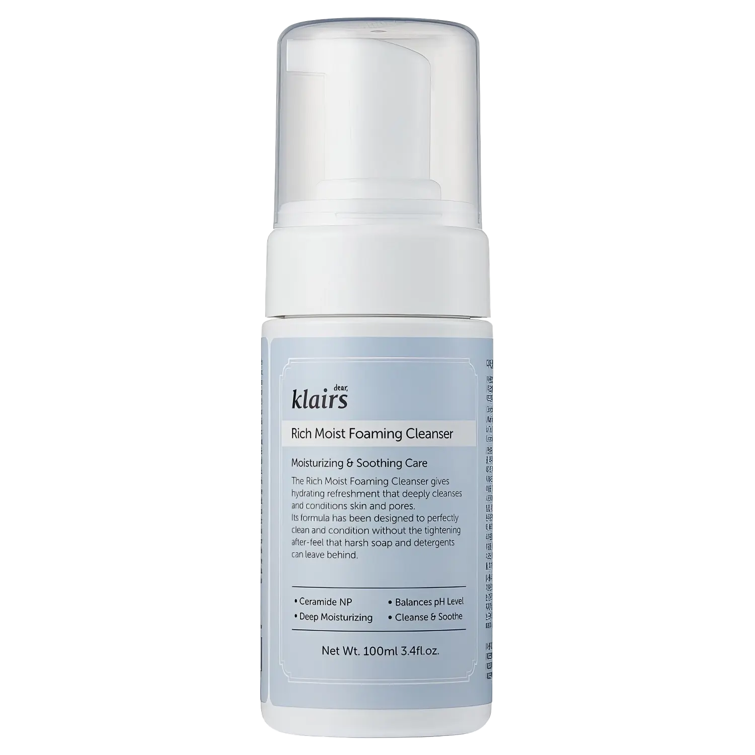 dear, Klairs Rich Moist Foaming Cleanser 100ml-Wonder Skin