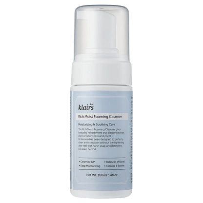 dear, Klairs Rich Moist Foaming Cleanser 100ml-Wonder Skin