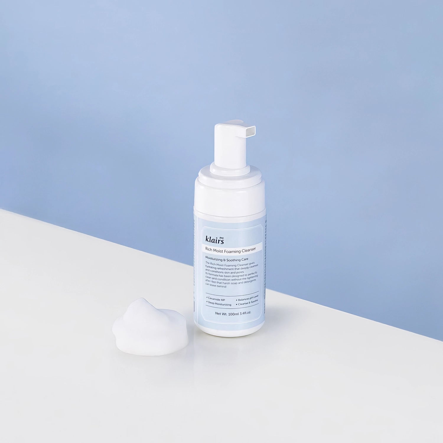 dear, Klairs Rich Moist Foaming Cleanser 100ml-Wonder Skin